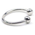 Steel Glans Ring With 2 Balls